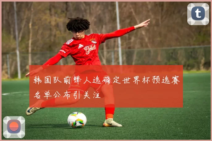 韩国队前锋人选确定世界杯预选赛名单公布引关注