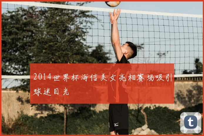 2014世界杯海信美女亮相赛场吸引球迷目光
