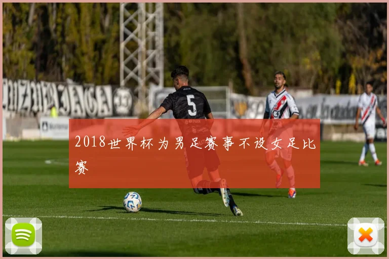 2018世界杯为男足赛事不设女足比赛